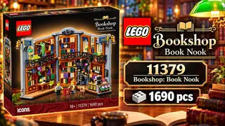 LEGO Icons 11379 Bookshop: Book Nook building instructions