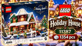 LEGO Icons 11387 Holiday House building instructions