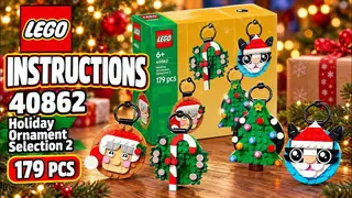 LEGO Seasonal 40862 Holiday Ornament Selection 2 building instructions