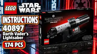 LEGO Star Wars 40897 Darth Vader's Lightsaber building instructions