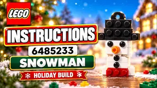 LEGO Promotional 6485233 Snowman building instructions