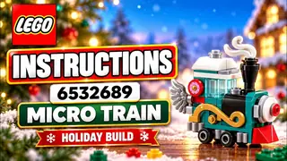 LEGO Promotional 6532689 Micro Train building instructions