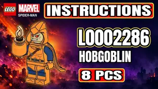 LEGO L0002286 Marvel Super Heroes - Hobgoblin - Spider-Man building instructions