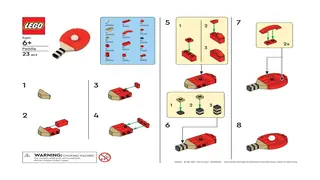 LEGO Promotional TENNIS Canada Tennis M&T building instructions